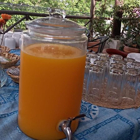Mio Tulum Hotel Boutique Bagian luar foto A glass dispenser of freshly squeezed orange juice