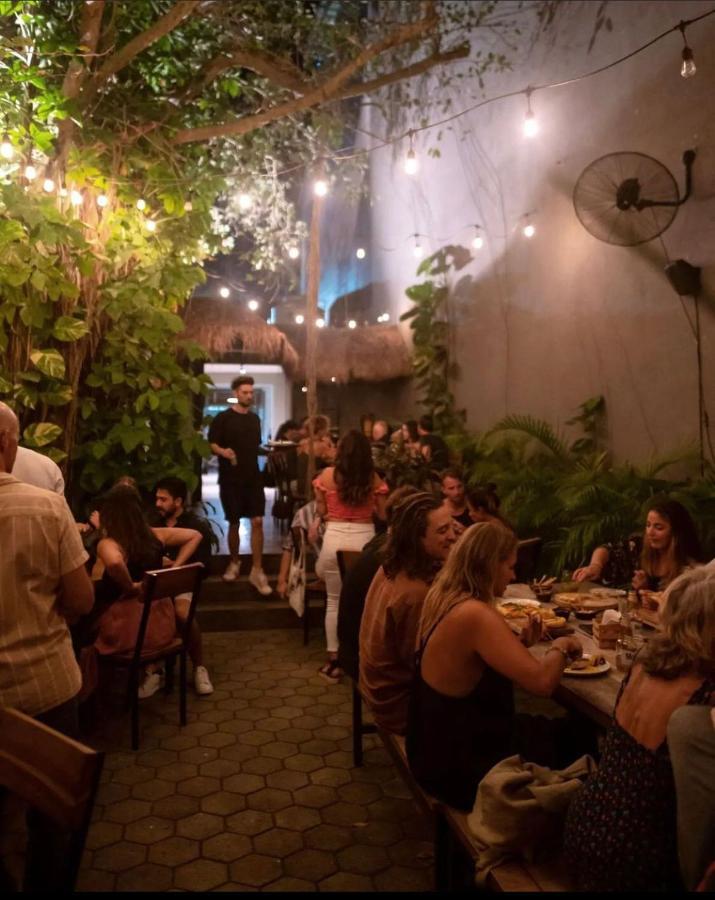 Mio Tulum Hotel Boutique Bagian luar foto The interior of the restaurant